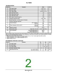 浏览型号NL17SZ00DFT2G的Datasheet PDF文件第2页