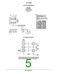 浏览型号NL17SZ00DFT2G的Datasheet PDF文件第5页