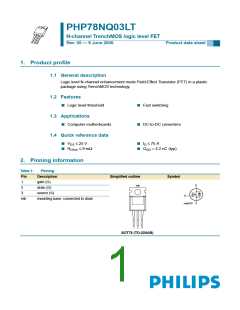浏览型号PHP78NQ03LT的Datasheet PDF文件第1页