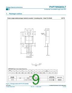 浏览型号PHP78NQ03LT的Datasheet PDF文件第9页