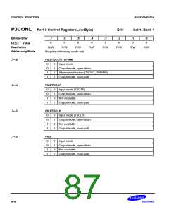 浏览型号S3C830A的Datasheet PDF文件第87页