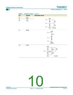 浏览型号TDA8931T的Datasheet PDF文件第10页