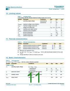 浏览型号TDA8931T的Datasheet PDF文件第11页