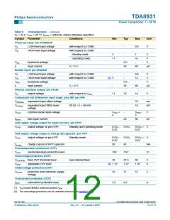 浏览型号TDA8931T的Datasheet PDF文件第12页