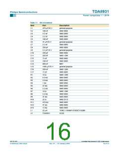 浏览型号TDA8931T的Datasheet PDF文件第16页