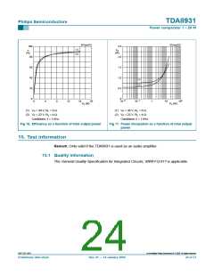 浏览型号TDA8931T的Datasheet PDF文件第24页