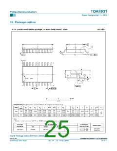浏览型号TDA8931T的Datasheet PDF文件第25页
