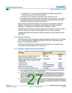 浏览型号TDA8931T的Datasheet PDF文件第27页