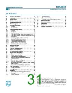 浏览型号TDA8931T的Datasheet PDF文件第31页