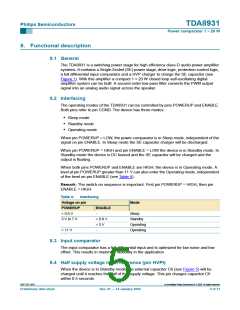 浏览型号TDA8931T的Datasheet PDF文件第5页