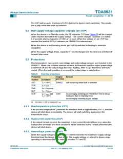 浏览型号TDA8931T的Datasheet PDF文件第6页