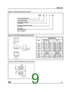 浏览型号USBLC6-2SC6的Datasheet PDF文件第9页