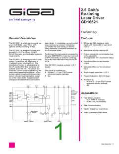 浏览型号GD16521的Datasheet PDF文件第1页