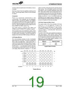 浏览型号HT46C63的Datasheet PDF文件第19页
