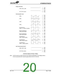浏览型号HT46C63的Datasheet PDF文件第20页