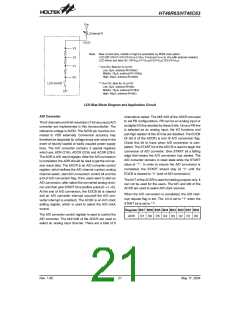 浏览型号HT46C63的Datasheet PDF文件第21页