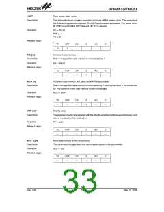 浏览型号HT46C63的Datasheet PDF文件第33页
