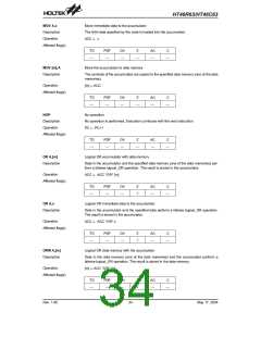 浏览型号HT46C63的Datasheet PDF文件第34页