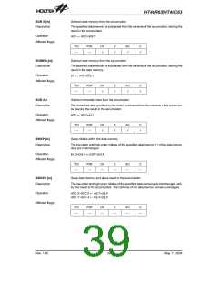 浏览型号HT46C63的Datasheet PDF文件第39页