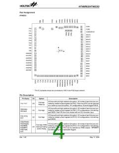 浏览型号HT46C63的Datasheet PDF文件第4页