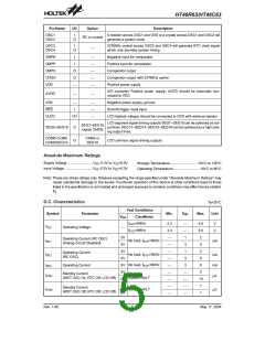 浏览型号HT46C63的Datasheet PDF文件第5页