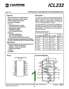 浏览型号ICL232的Datasheet PDF文件第1页