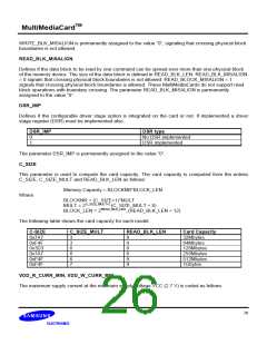浏览型号MC12U512NACA的Datasheet PDF文件第26页