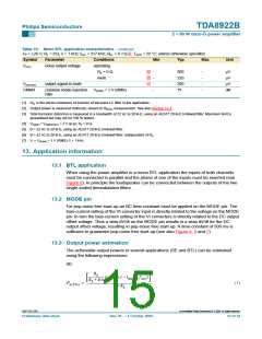 浏览型号TDA8922BTH的Datasheet PDF文件第15页