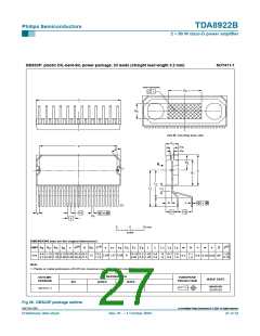 浏览型号TDA8922BTH的Datasheet PDF文件第27页