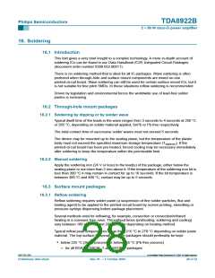 浏览型号TDA8922BTH的Datasheet PDF文件第28页