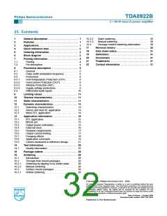 浏览型号TDA8922BTH的Datasheet PDF文件第32页