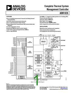 浏览型号ADM1026JST的Datasheet PDF文件第1页