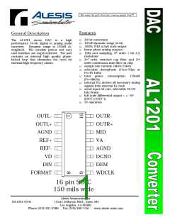 浏览型号AL1201的Datasheet PDF文件第1页