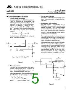 浏览型号AME1085的Datasheet PDF文件第5页