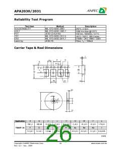 浏览型号APA2031的Datasheet PDF文件第26页