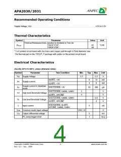 浏览型号APA2031的Datasheet PDF文件第4页