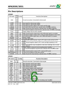 浏览型号APA2031的Datasheet PDF文件第6页
