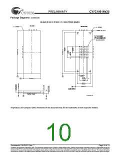 浏览型号CY7C1061AV25-8ZC的Datasheet PDF文件第10页