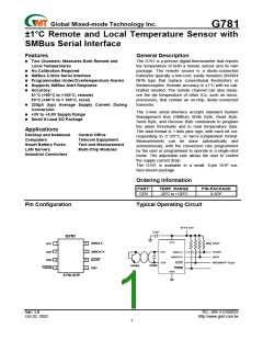 浏览型号G781的Datasheet PDF文件第1页