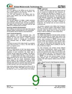 浏览型号G781的Datasheet PDF文件第9页