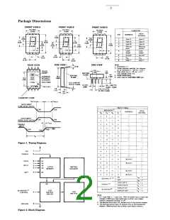 浏览型号HDSP-0882-AE100的Datasheet PDF文件第2页