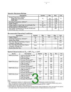浏览型号HDSP-0882-AE100的Datasheet PDF文件第3页