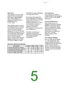 浏览型号HDSP-0882-AE100的Datasheet PDF文件第5页