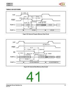 浏览型号IC80C51-40W的Datasheet PDF文件第41页