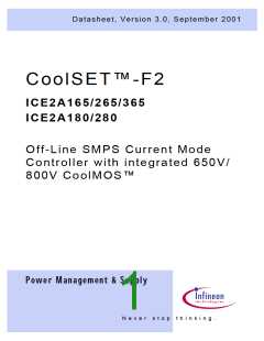 浏览型号ICE2A165的Datasheet PDF文件第1页