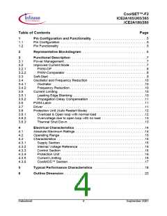 浏览型号ICE2A165的Datasheet PDF文件第4页