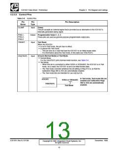 浏览型号ICS1531的Datasheet PDF文件第13页