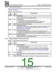 浏览型号ICS1531的Datasheet PDF文件第15页