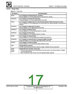 浏览型号ICS1531的Datasheet PDF文件第17页