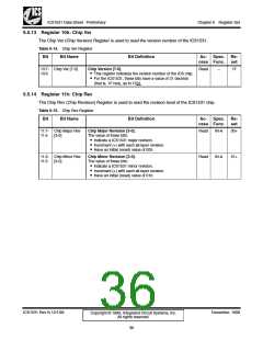 浏览型号ICS1531的Datasheet PDF文件第36页